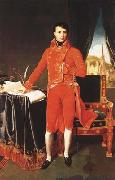 Jean Auguste Dominique Ingres Napoleon Bonaparte in the Uniform of the First Consul (mk04) France oil painting artist